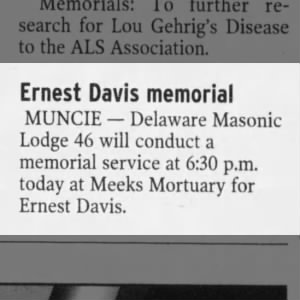 TSP 2003-06-26 Ernest Davis Memorial